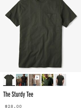The Sturdy Tee — Pocket T-Shirts